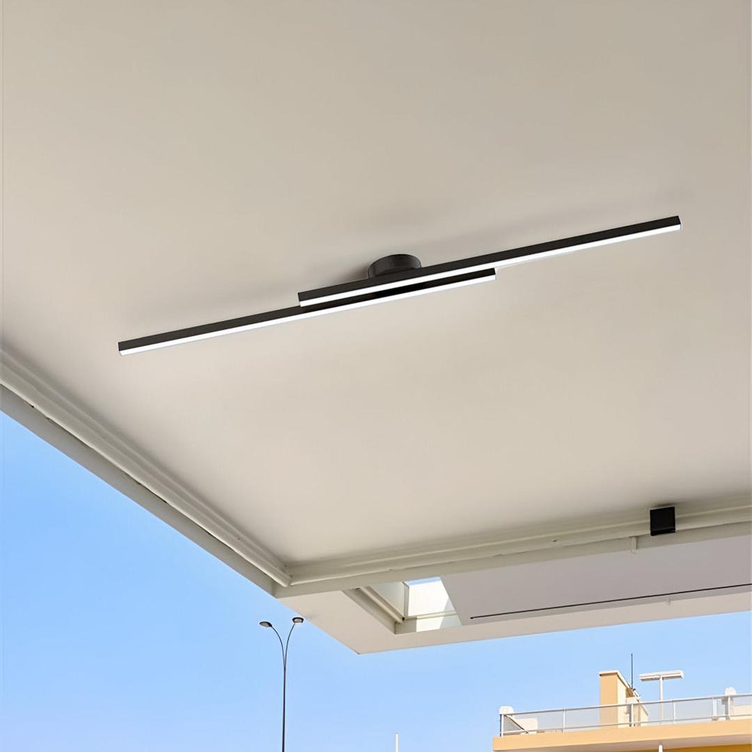 Aluminum Ceiling Lamp Semi-Recessed LED | Modern Minimalism