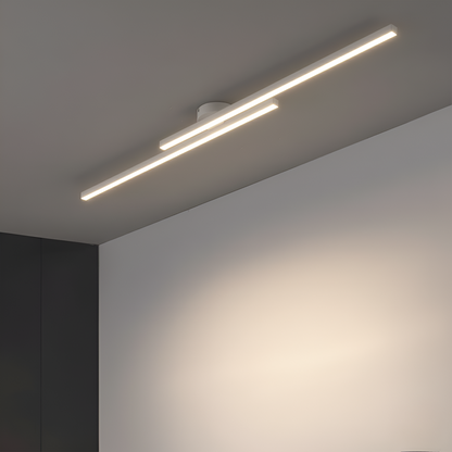 Aluminum Ceiling Lamp Semi-Recessed LED | Modern Minimalism