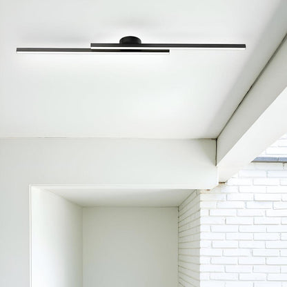 Aluminum Ceiling Lamp Semi-Recessed LED | Modern Minimalism