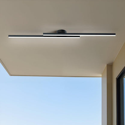 Aluminum Ceiling Lamp Semi-Recessed LED | Modern Minimalism