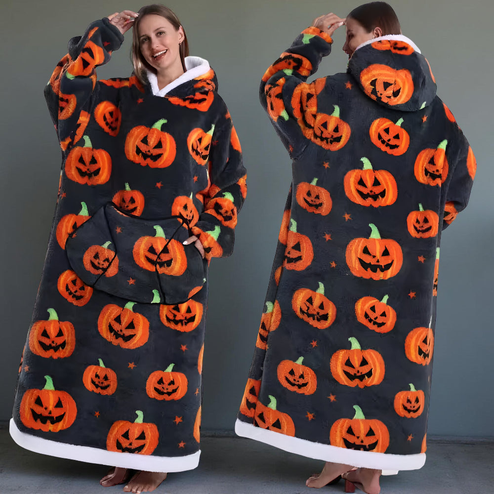 Koc Rękawami Koc Telewizyjny Zima Kaptur