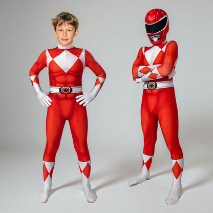 Kombinezon Dziecięcy Superbohater Kostium Maska Pełny Zestaw