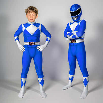 Kombinezon Dziecięcy Superbohater Kostium Maska Pełny Zestaw