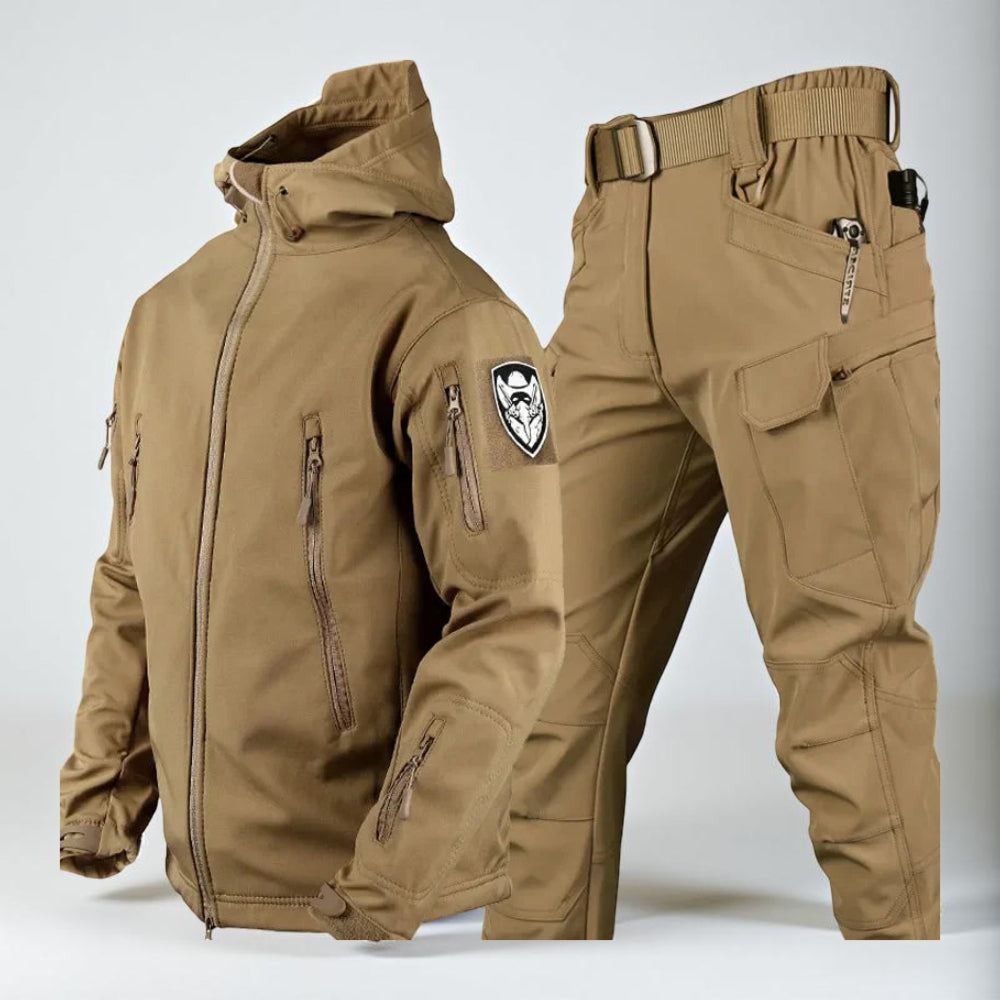 Komplet Odzieży Męskiej Outdoor Kurtka Spodnie