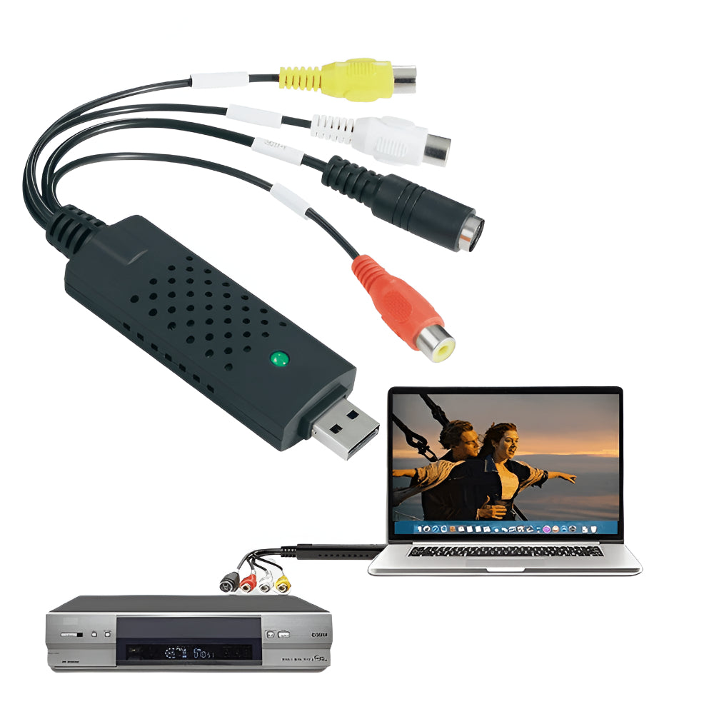 Konwerter Wideo VHS USB Digitalizacja Kaset