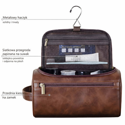 Kosmetyczka Podróżna Organizer Wisząca Zamkiem