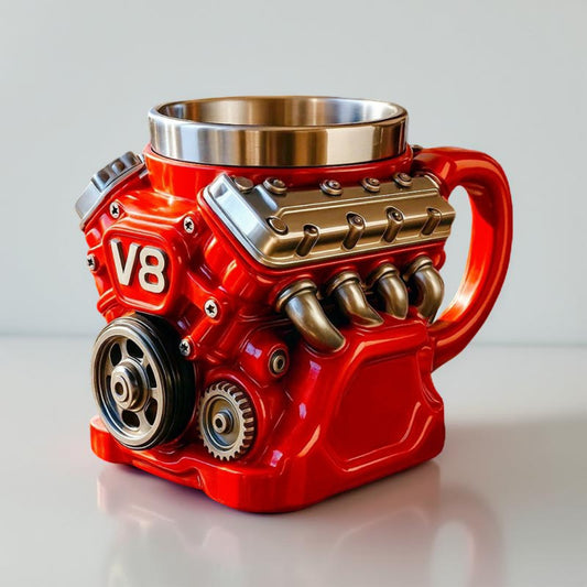 Kubek Ceramiczny Silnik V8 Dekoracyjny Motoryzacyjny