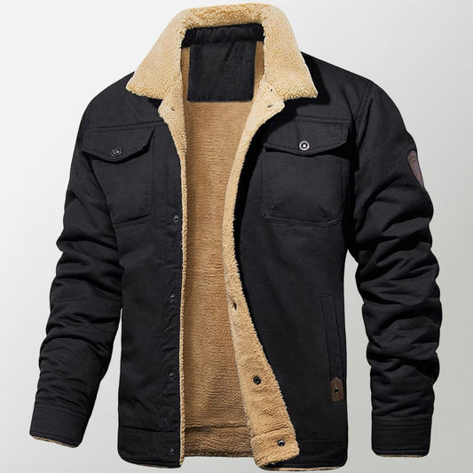 Kurtka Męska Bomber Zimowa Kieszenie Wielofunkcyjne