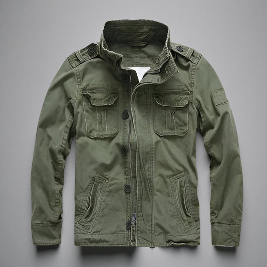 Kurtka Męska Casual Zamek Kieszenie Codzienna