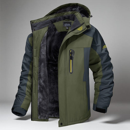 Kurtka Męska Zimowa Outdoorowa Aktywności Terenowe