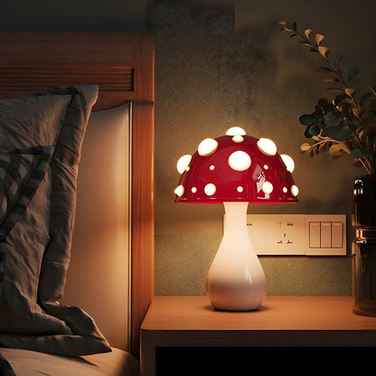 LED Lampa Stołowa W Kształcie Grzyba | Nowoczesna