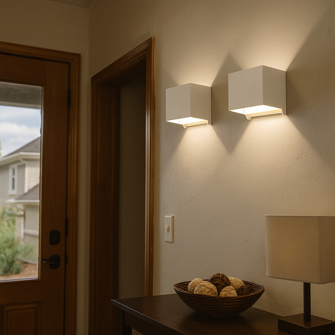 Lampa Ścienna LED Sześcienna | Przemysłowa