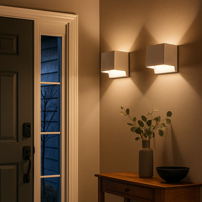 Lampa Ścienna LED Sześcienna | Przemysłowa