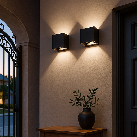 Lampa Ścienna LED Sześcienna | Przemysłowa