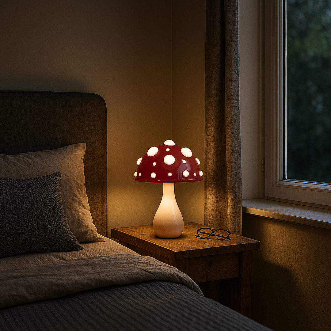 Lampa Stołowa W Kształcie Grzyba LED | Ściemniana