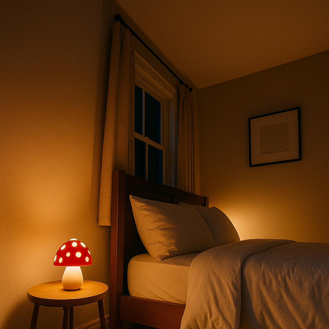 Lampa Stołowa W Kształcie Grzyba LED | Ściemniana