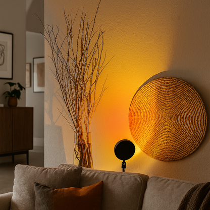 Lampa Stołowa Zachód Słońca Złota Godzina | Światło LED