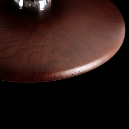 Wooden Round Ceiling Lamp Minimalist Hallway