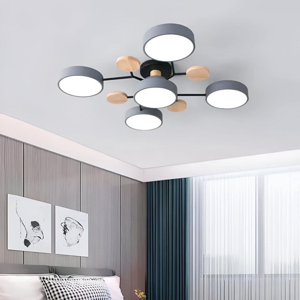 Ceiling Lamp LED Modern Metal Acrylic Flush Mount