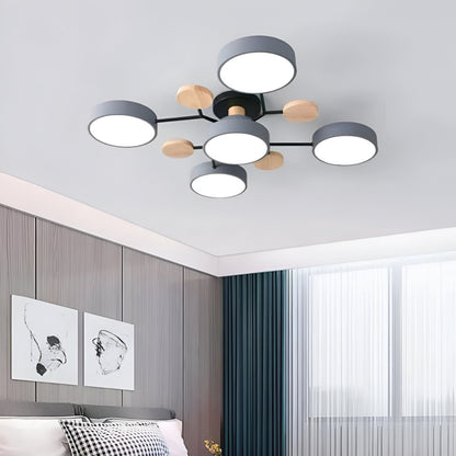 Ceiling Lamp LED Modern Metal Acrylic Flush Mount