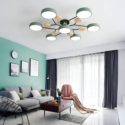 Ceiling Lamp LED Modern Metal Acrylic Flush Mount