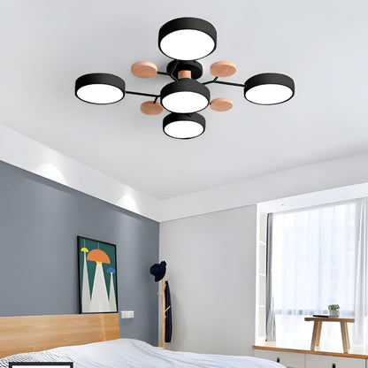 Ceiling Lamp LED Modern Metal Acrylic Flush Mount