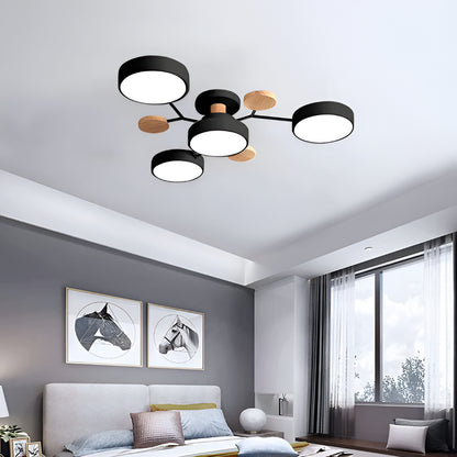 Ceiling Lamp LED Modern Metal Acrylic Flush Mount