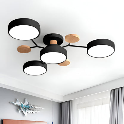 Ceiling Lamp LED Modern Metal Acrylic Flush Mount