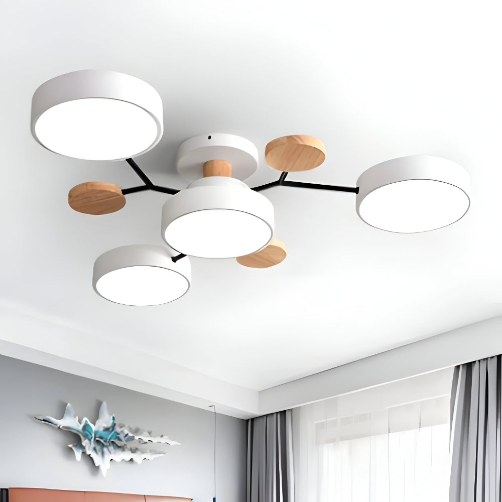 Ceiling Lamp LED Modern Metal Acrylic Flush Mount