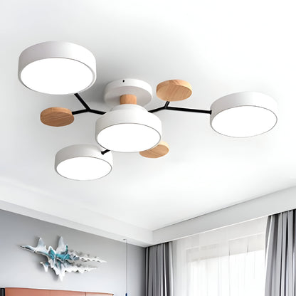 Ceiling Lamp LED Modern Metal Acrylic Flush Mount