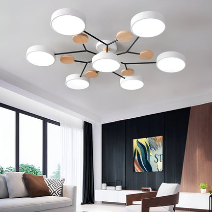 Ceiling Lamp LED Modern Metal Acrylic Flush Mount