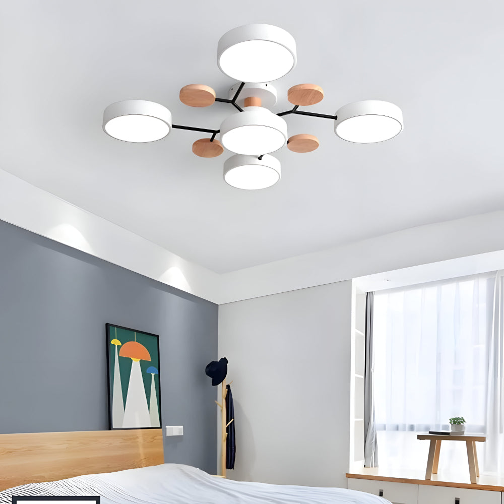 Ceiling Lamp LED Modern Metal Acrylic Flush Mount