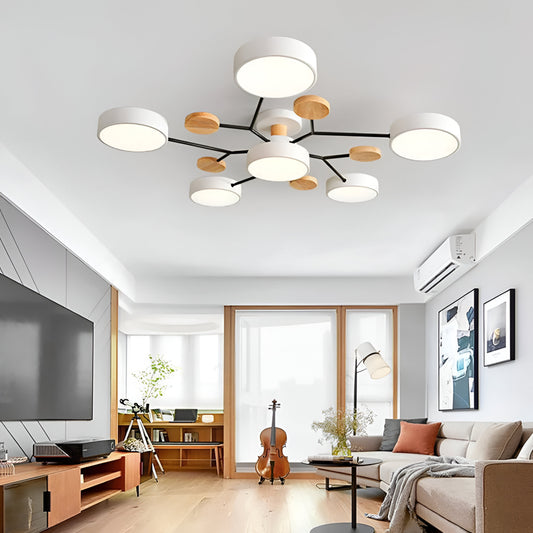 Modern Metal Multi-Point Ceiling Lamp