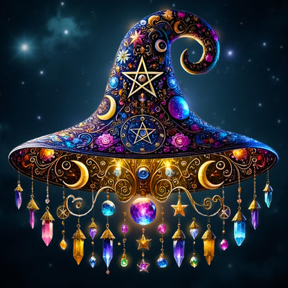 Hanging Ornament Fantasy Hat Decorative Acrylic