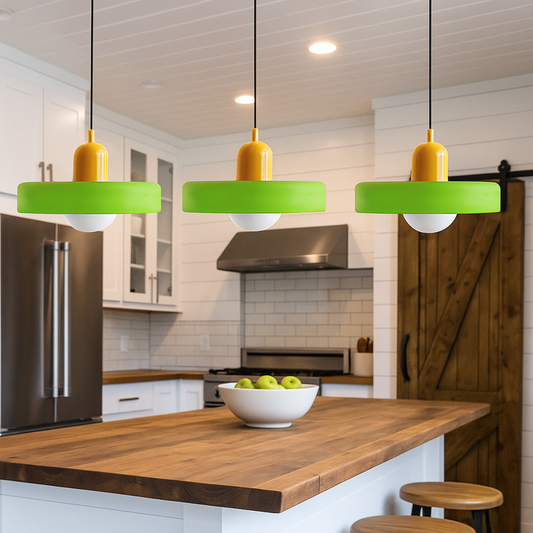 Lampa Wisząca Z 3 Szklanymi Kloszami | Gniazdo G9