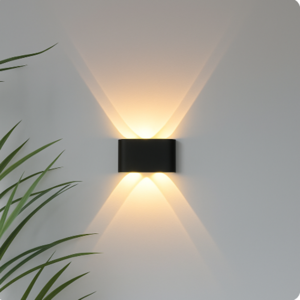 Minimalist Indoor Outdoor Wall Lamp LED