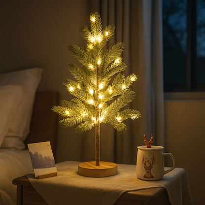 Lampka Nocna Choinka | Dekoracyjna Symulacja