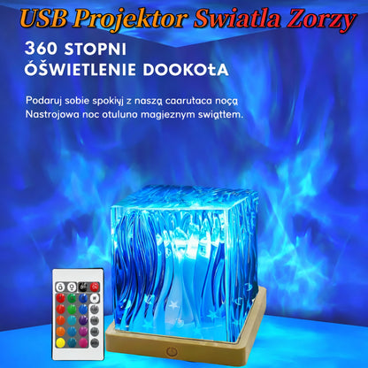 Crystal Night Lamp RGB Remote Control LED