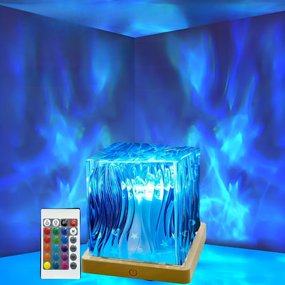 Crystal Night Lamp RGB Remote Control LED