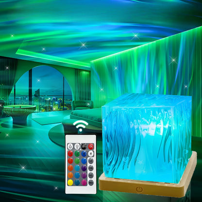 Crystal Night Lamp RGB Remote Control LED