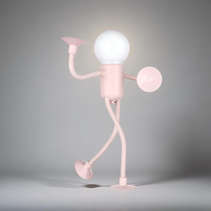 LED Decorative Night Lamp Flexible Figurine with Suction Cup