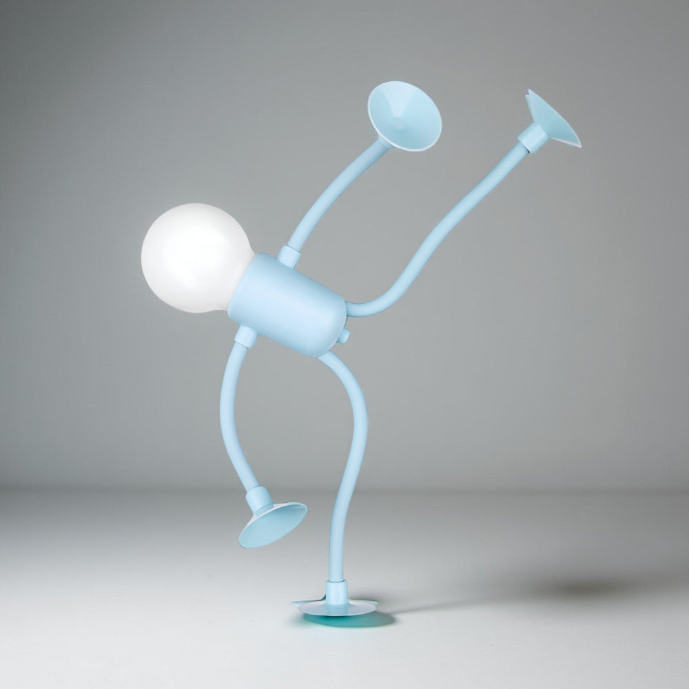 LED Decorative Night Lamp Flexible Figurine with Suction Cup