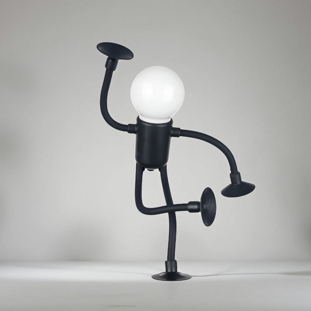 LED Decorative Night Lamp Flexible Figurine with Suction Cup