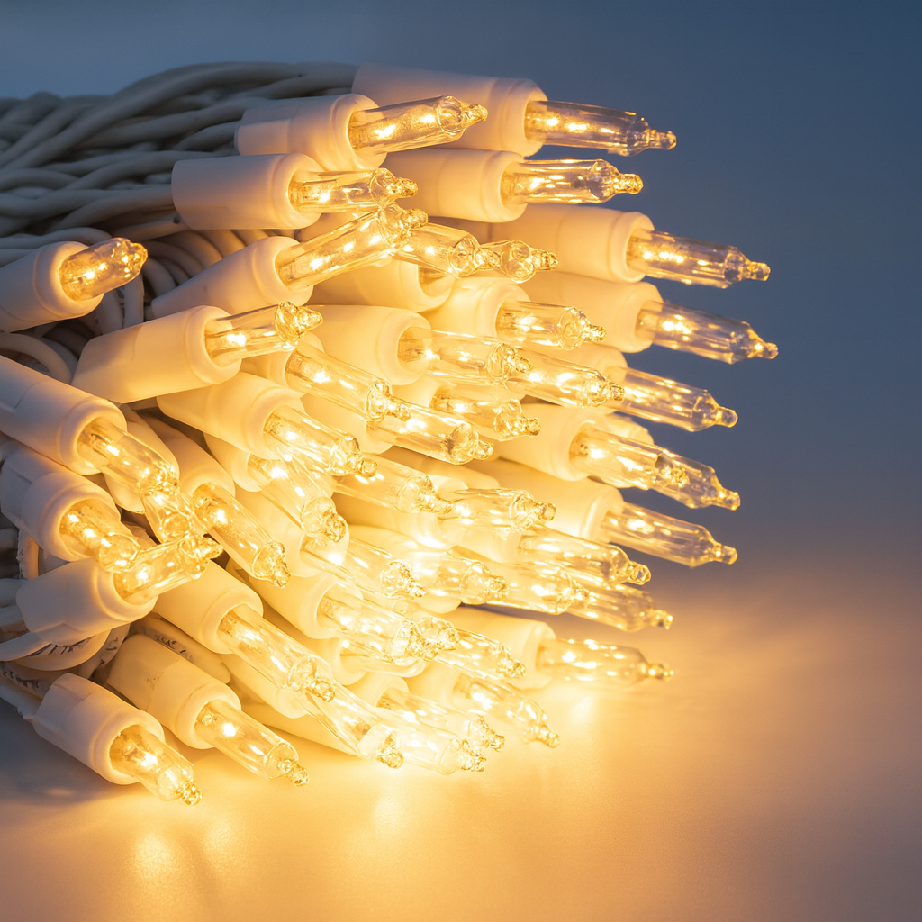 Lampki Choinkowe LED Wewnętrzne Ciepłe Do Dekoracji