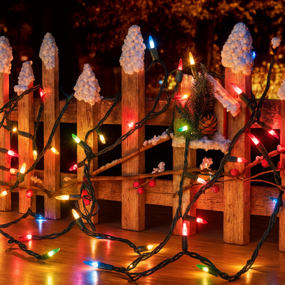 Lampki Choinkowe LED Wewnętrzne Ciepłe Do Dekoracji