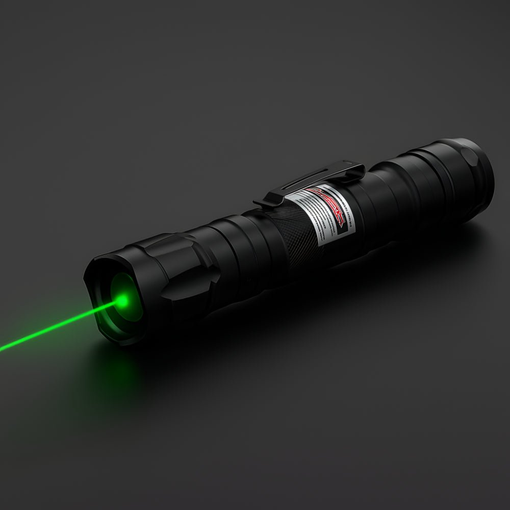 Long-Range Green Laser Pointer USB Aluminum