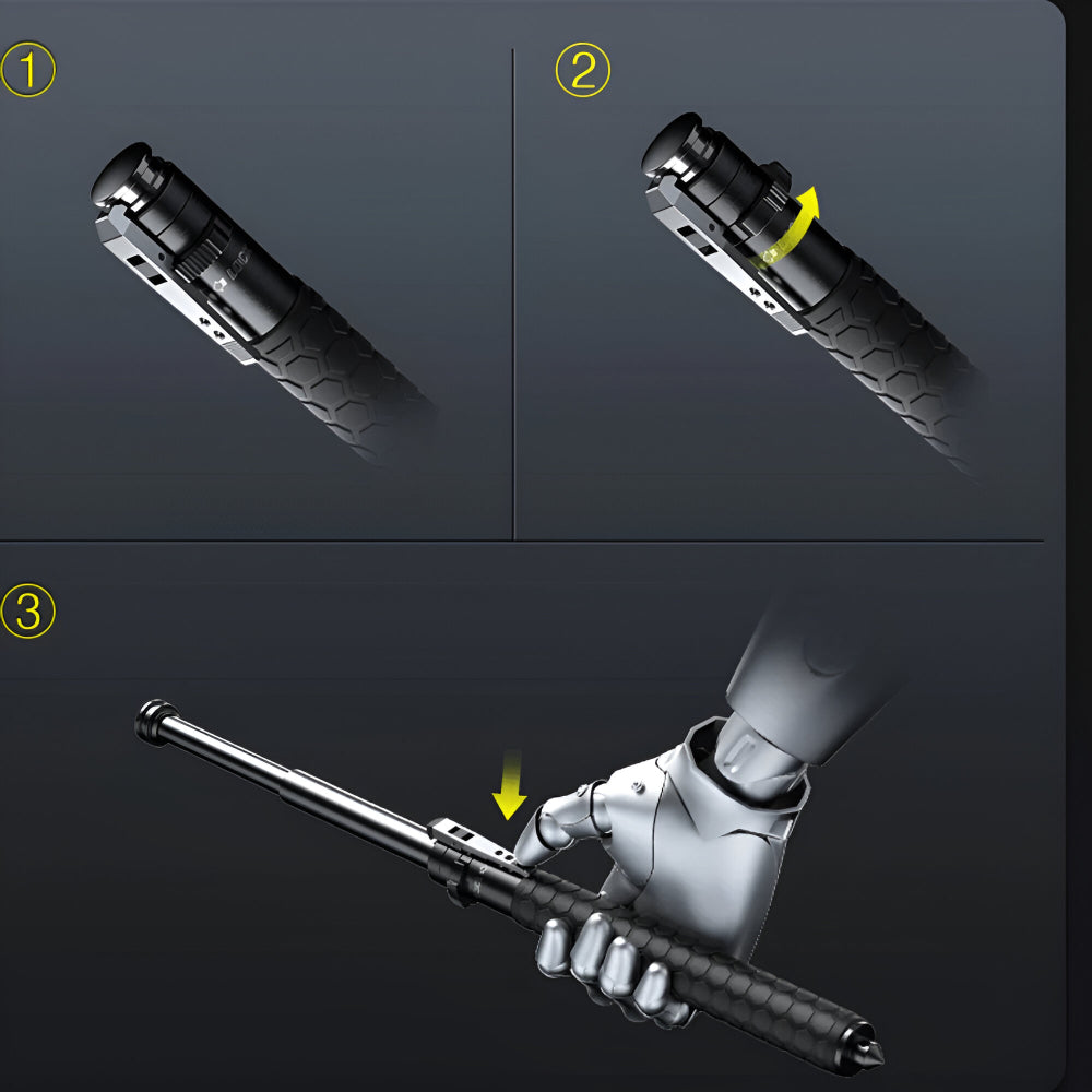 Walking Stick Folding Automatic Trekking Pole