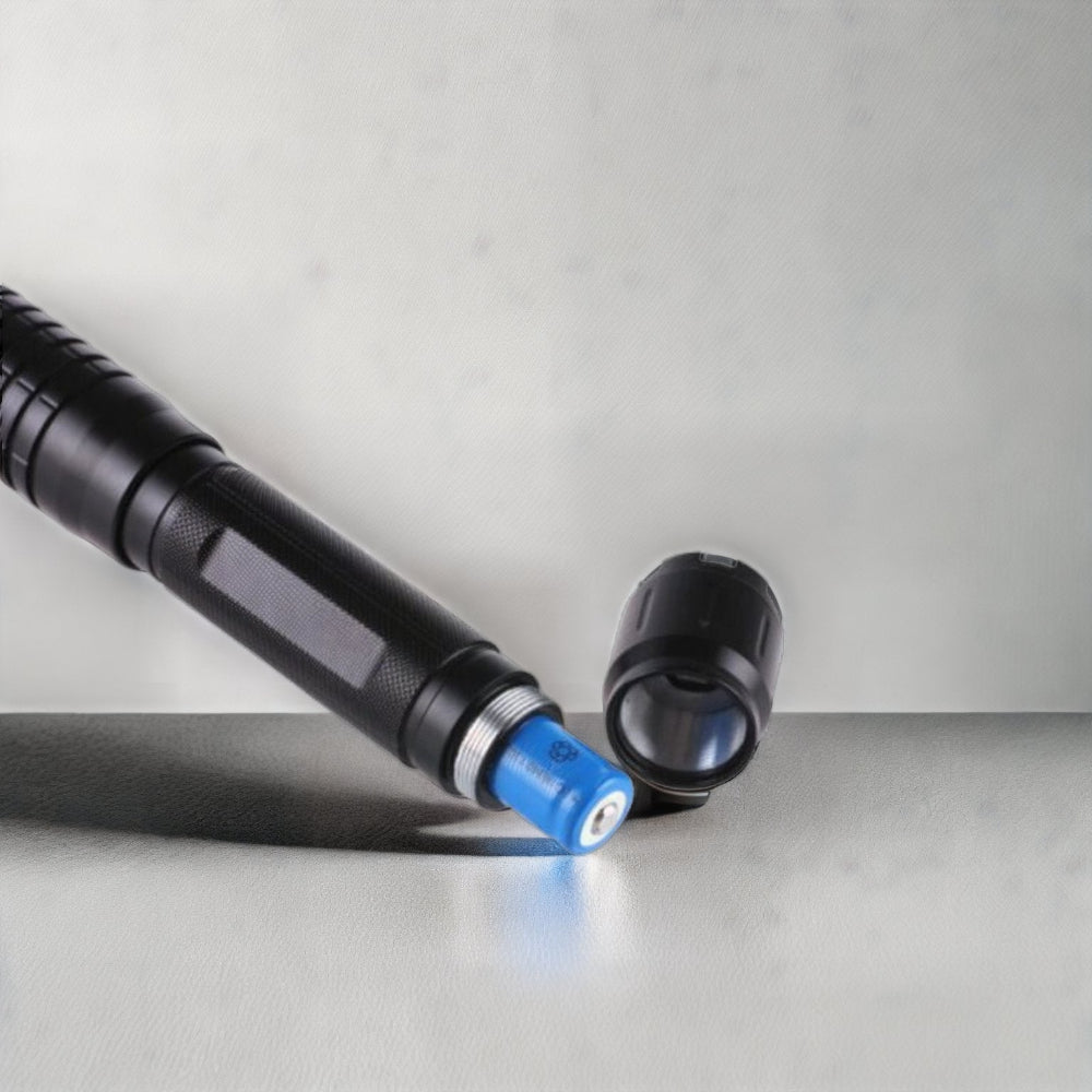 Blue Metal Outdoor Laser Flashlight