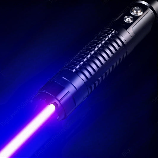 Blue Metal Outdoor Laser Flashlight