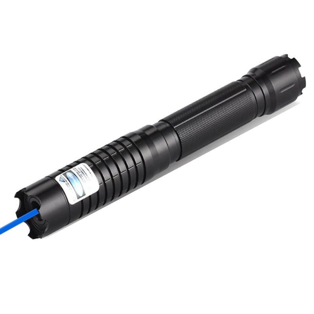 Blue Metal Outdoor Laser Flashlight